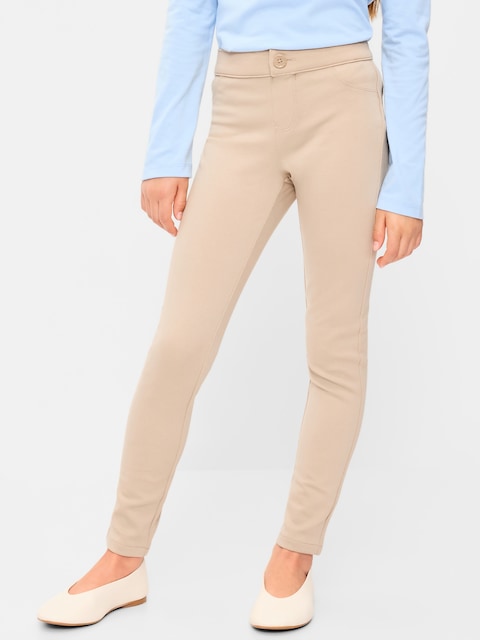 JEGGING D'UNIFORME EN TRICOT POINT DE ROME POUR FILLE