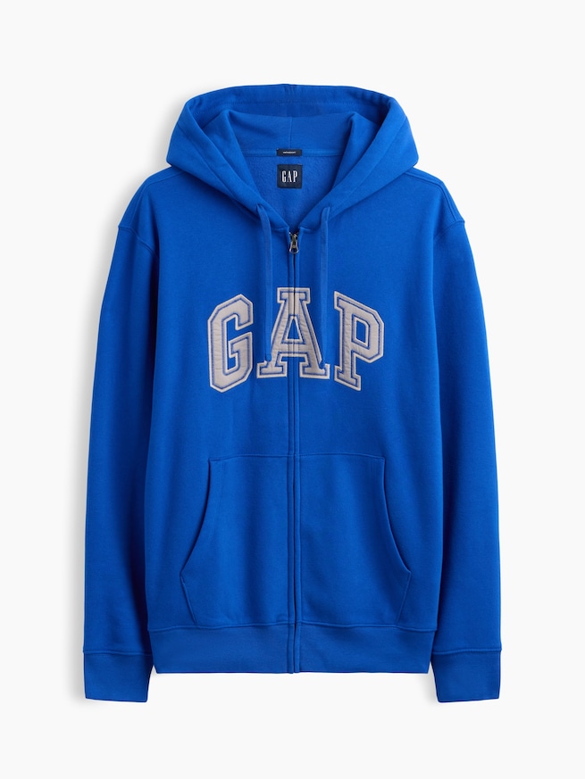 GAPアーチロゴ フルジップ パーカー-5