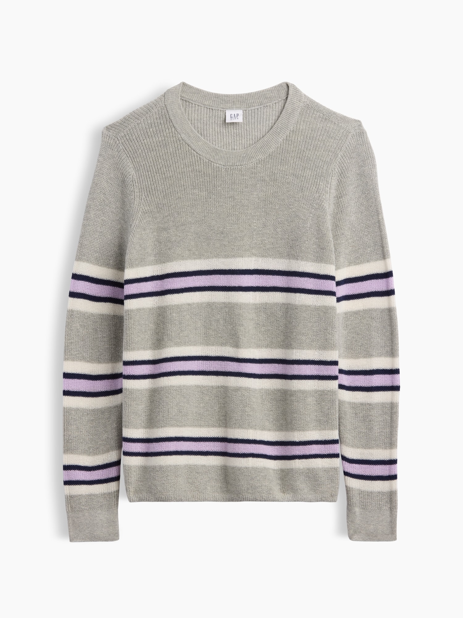 Kids Relaxed Stripe Crewneck Sweater