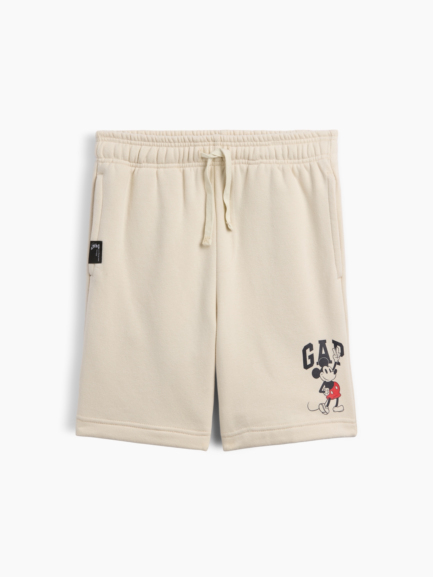 GapKids × Disney Mickey Mouse Relaxed Pull-On Logo Shorts