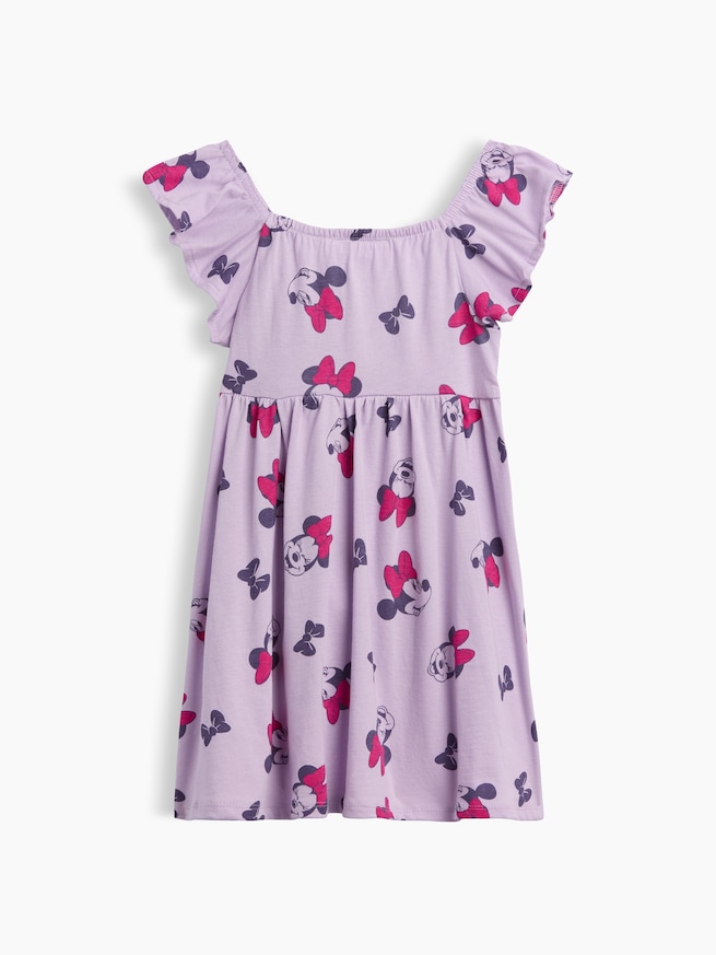 babyGap &times; ディズニー ミニーマウス フラッターフリル袖 ワンピース-1