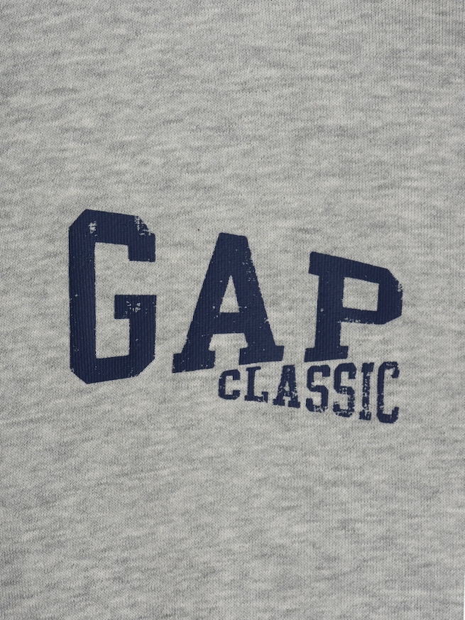 リラックスフィット GAPロゴ フレンチテリー ジップアップパーカー-2