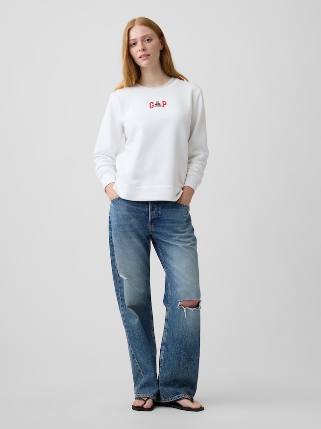 リラックスフィット GAPロゴ スウェットシャツ-2