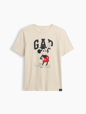 GapKids &times; ディズニー ミッキーマウス GAPロゴTシャツ