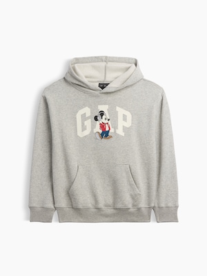 GapKids &times; ディズニー ミッキーマウス リラックスフィット GAPロゴパーカー
