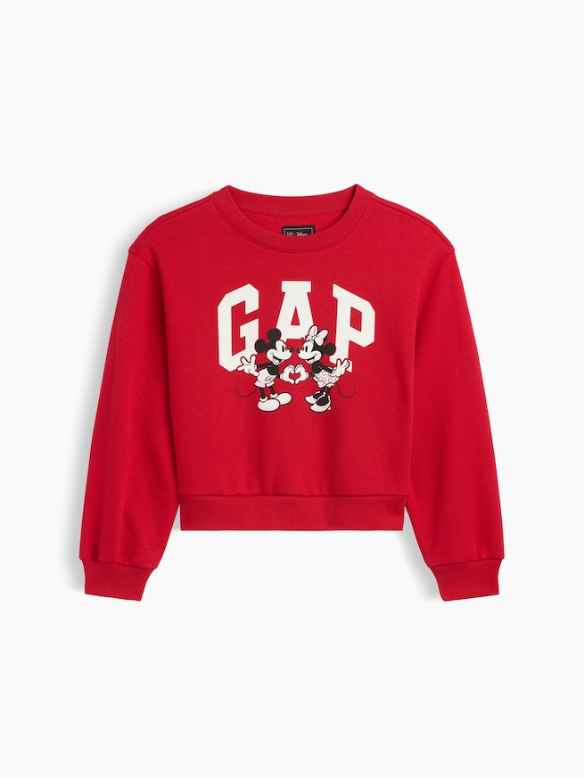 GapKids &times; ディズニー リラックスフィット ウェッジ クルーネック スウェットシャツ-0