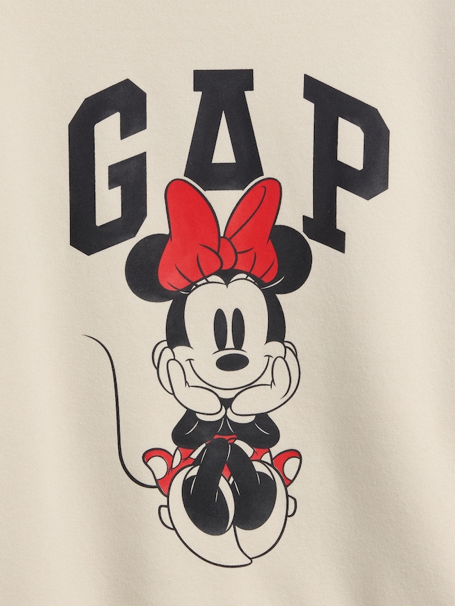 GapKids &times; ディズニー ミニーマウス リラックスフィット ウェッジ クルーネック スウェットシャツ-2