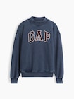 ヴィンテージソフト オーバーサイズ モックネック GAPロゴ スウェットシャツ-7