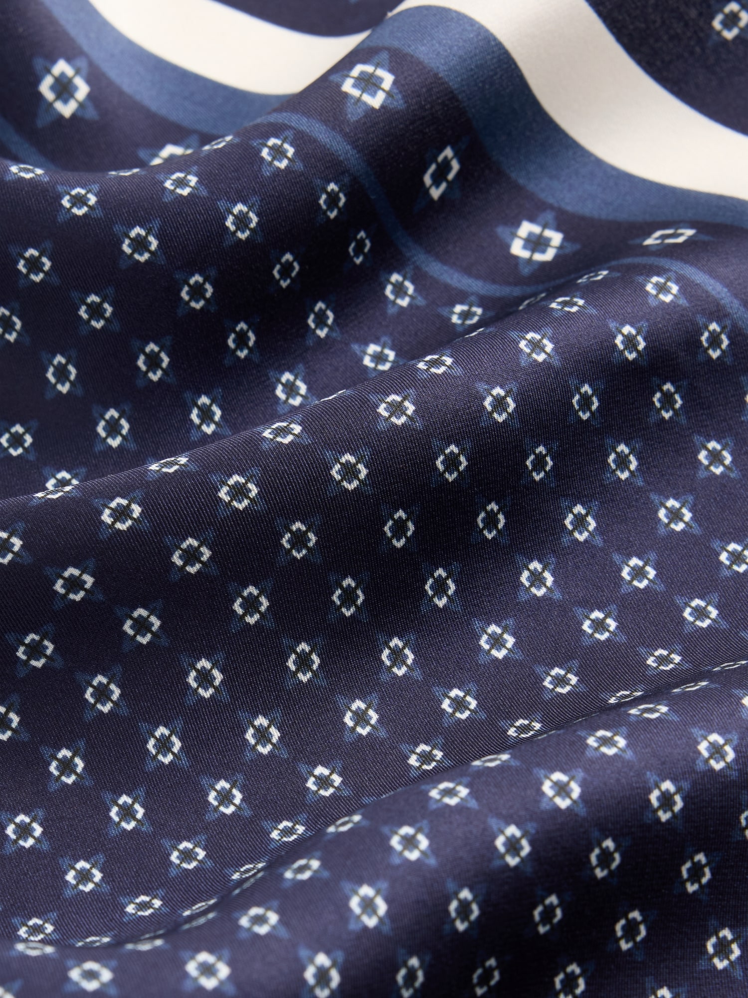 100% Silk Oversized Triangle Bandana Scarf
