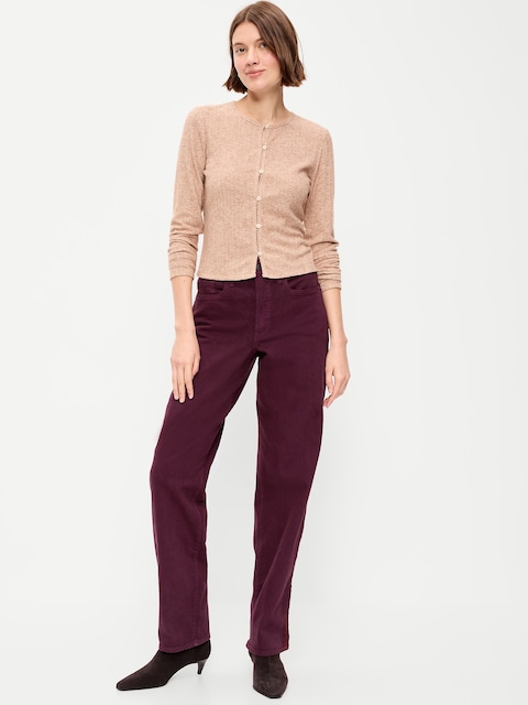 JEAN OG AMPLE À TAILLE HAUTE
