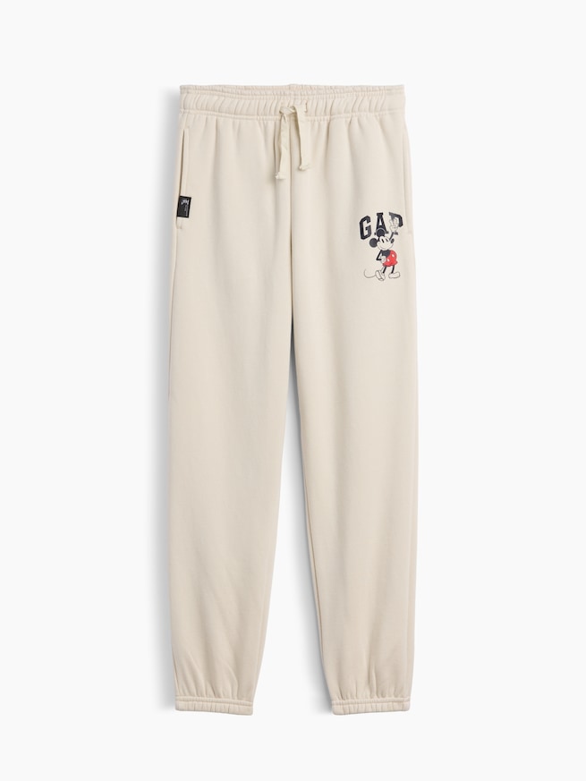 GapKids &times; ディズニー ミッキーマウス リラックスフィット GAPロゴ ジョガーパンツ-0