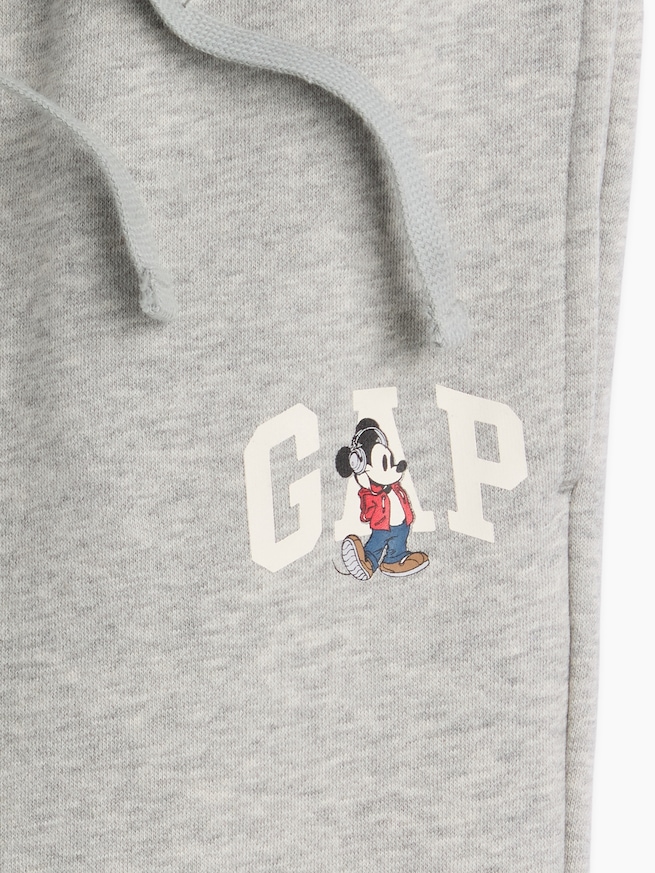 GapKids &times; ディズニー ミッキーマウス リラックスフィット GAPロゴ ジョガーパンツ-2