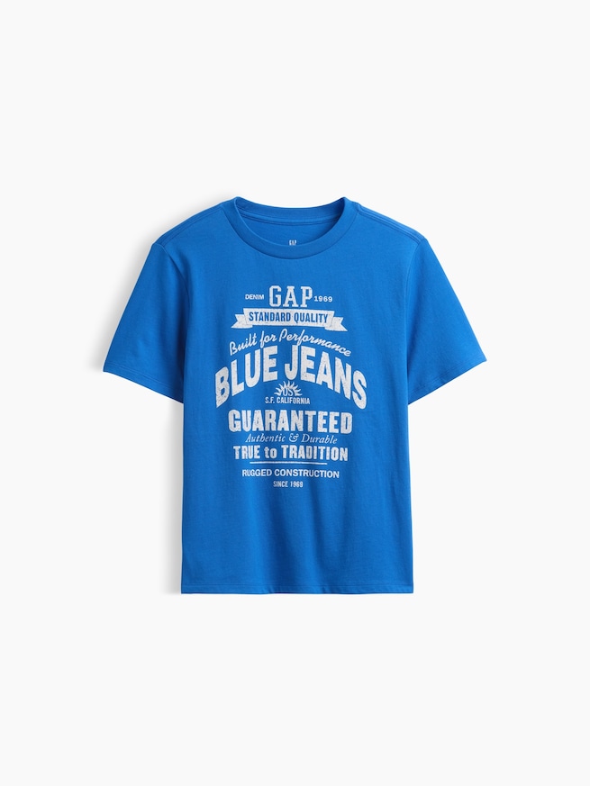 グラフィック GAPロゴTシャツ (キッズ)-0