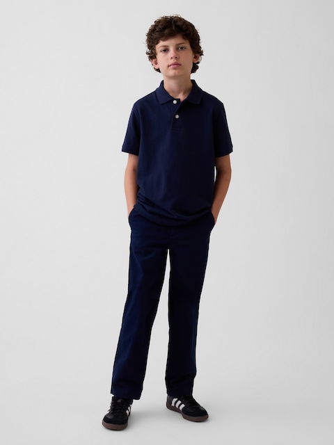 Kids Modern Uniform Loose Khakis