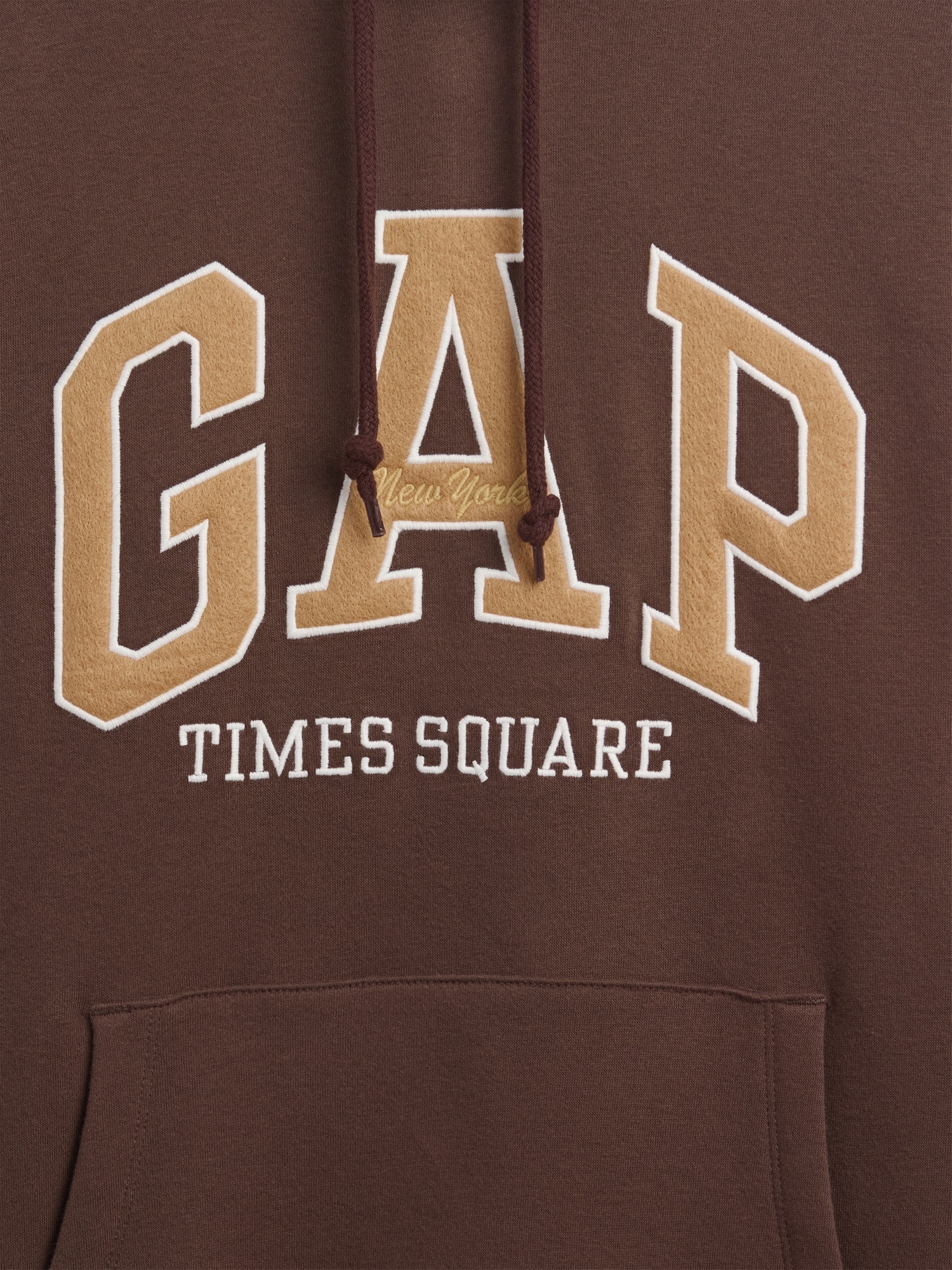GAP パーカー タイムズスクエア ブラウン XS Gap公式オンラインストア |ヴィンテージソフト GAP NYタイムズスクエア