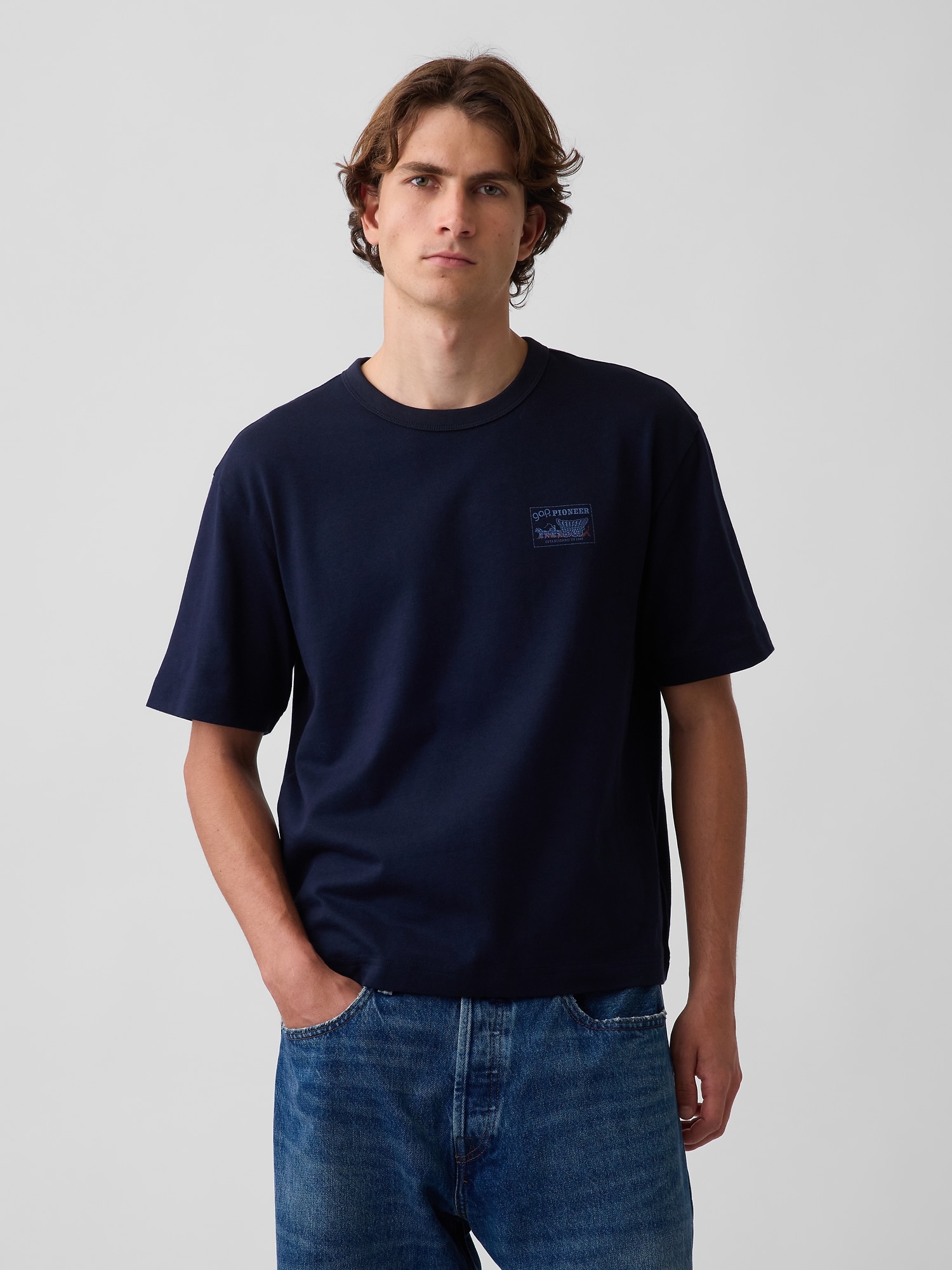 Gap公式オンラインストア | ヘビーウェイト GAP Pioneer グラフィックT