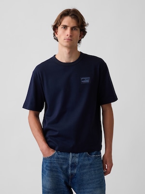 ヘビーウェイト GAP Pioneer グラフィックTシャツ