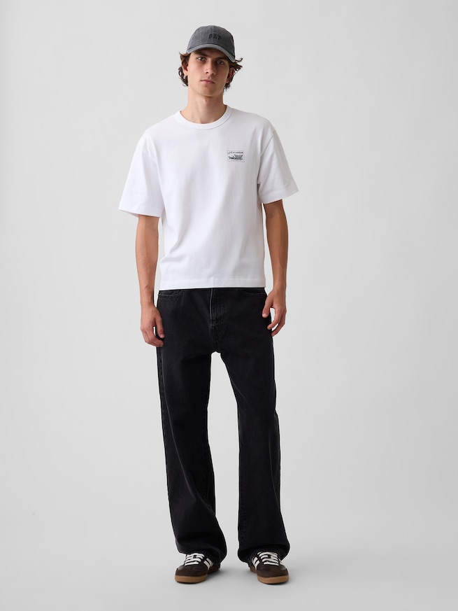 ヘビーウェイト GAP Pioneer グラフィックTシャツ-1