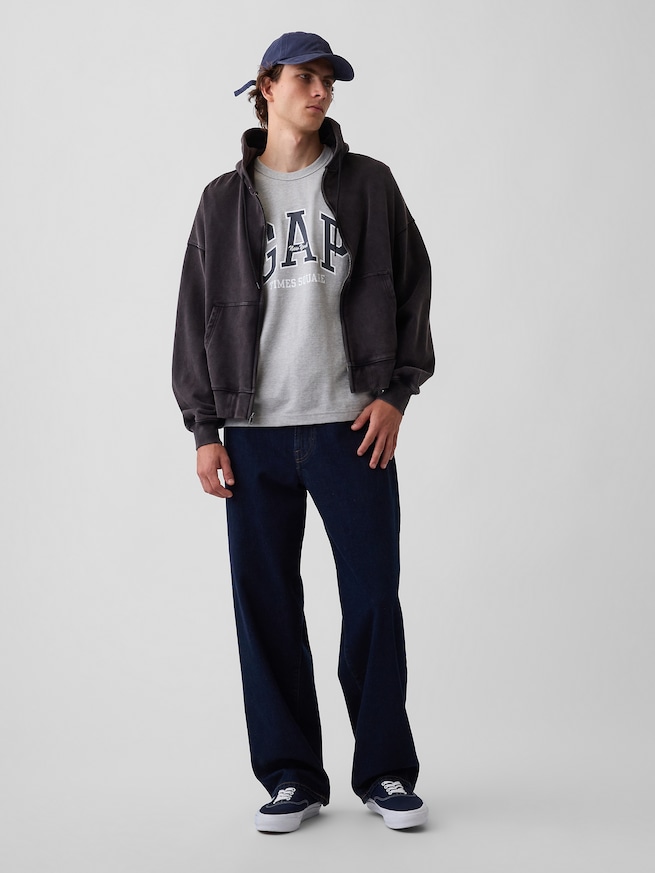 タイムズスクエア GAPNew YorkロゴTシャツ-1