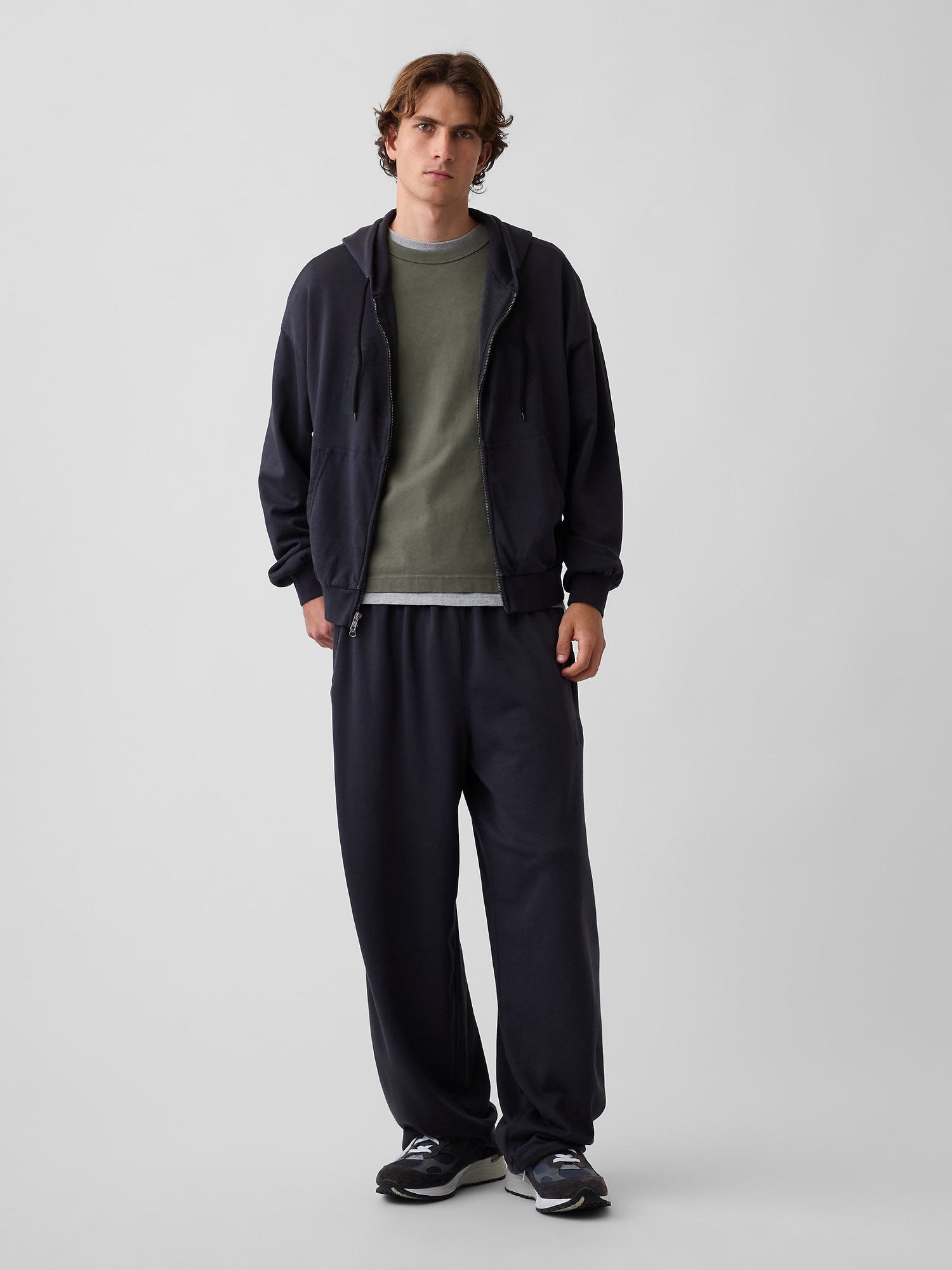GAPスウェットパンツ Gap公式オンラインストア | ヴィンテージソフト GAPロゴ バギー