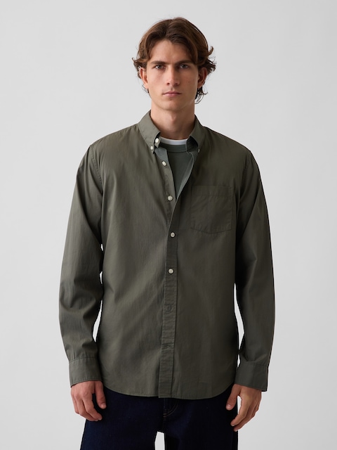 Organic Cotton Poplin Classic Shirt