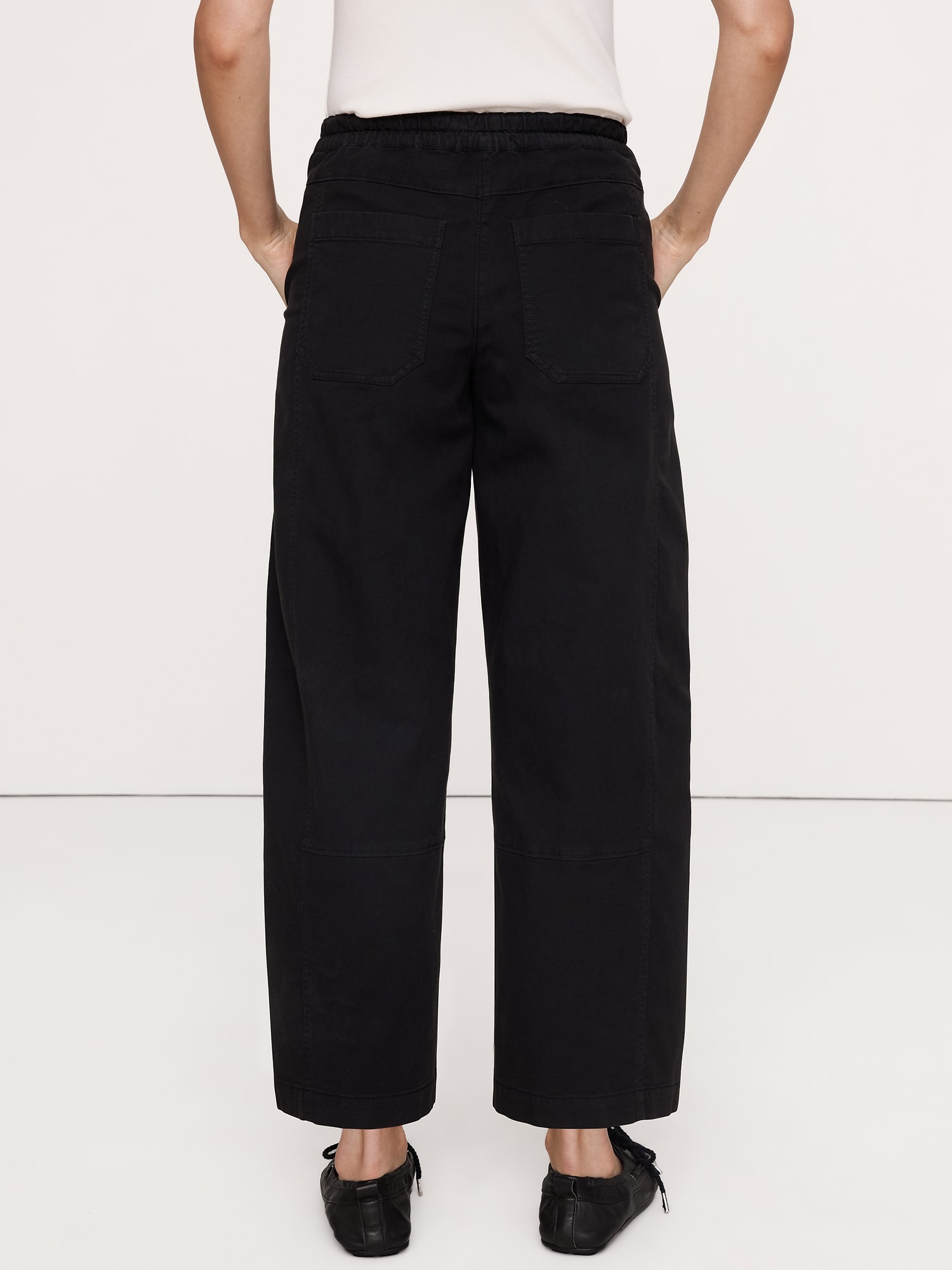 Mid-Rise Relaxed Painter Pull-On Pant