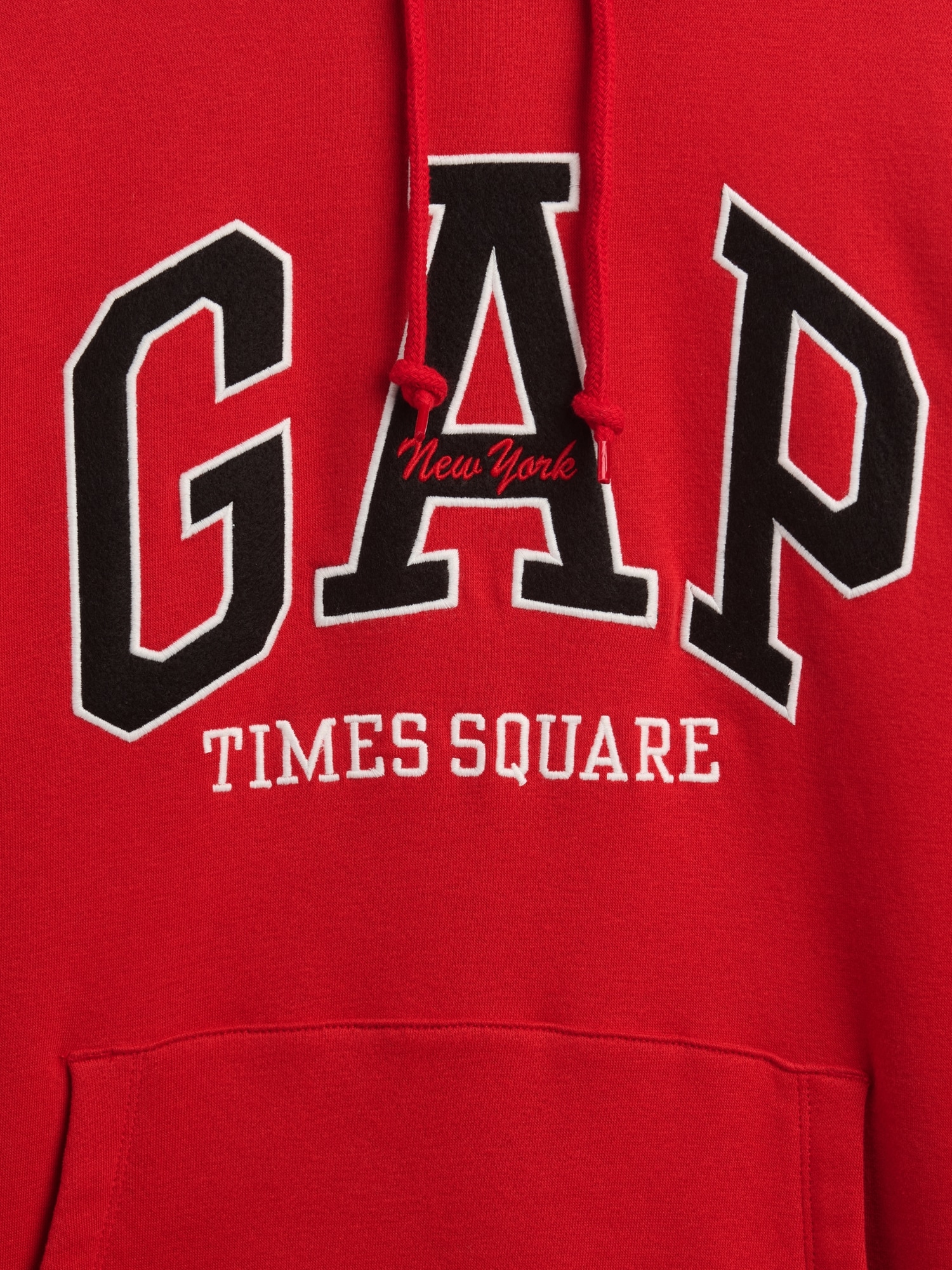 GAP Times Square ロゴ パーカー レッド M GAP Gap公式オンライン