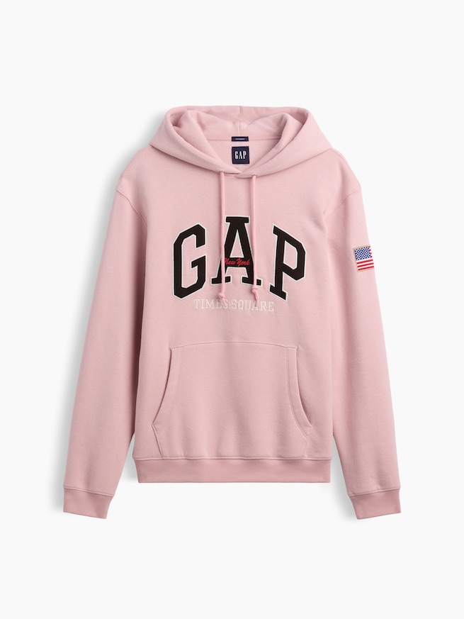 ヴィンテージソフト GAP NYタイムズスクエア リラックスフィットパーカー-4