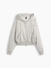 フレンチテリー GAP NYC オーバーサイズ ジップアップパーカー-1
