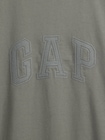 ヘビーウェイト リラックスフィット GAPロゴ クロップドTシャツ-1