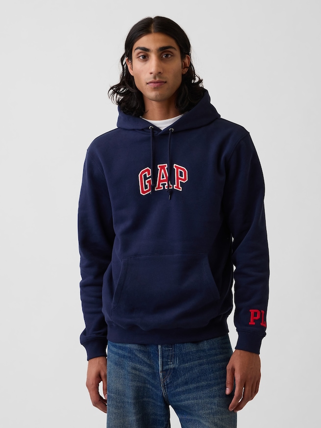 ヴィンテージソフト GAP NYタイムズスクエア リラックスフィットパーカー-0