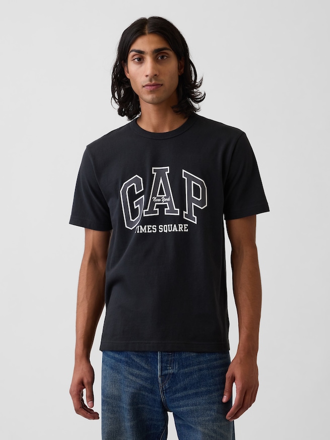 タイムズスクエア GAPNew YorkロゴTシャツ-0