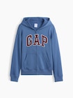 リラックスフィット GAPロゴ フレンチテリー ジップアップパーカー (キッズ)-1