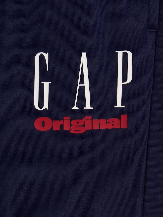 ヴィンテージソフト フレンチテリー リラックスフィット GAPロゴ ジョガーパンツ (キッズ)-4