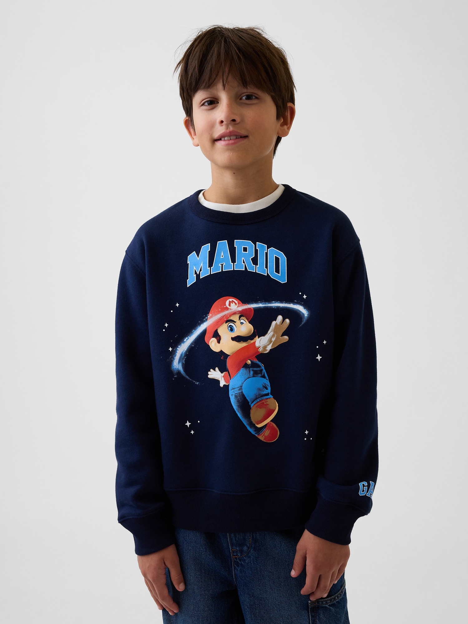 USJ マリオ　　スウェット　ブラック Gap公式オンラインストア | GapKids スーパーマリオ リラックス