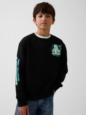 GapKids マインクラフト リラックスフィット スウェットシャツ