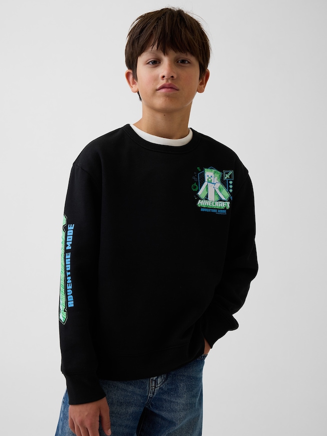 GapKids マインクラフト リラックスフィット スウェットシャツ-0
