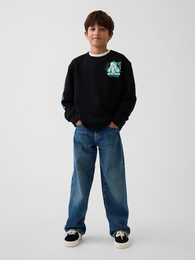 GapKids マインクラフト リラックスフィット スウェットシャツ-3