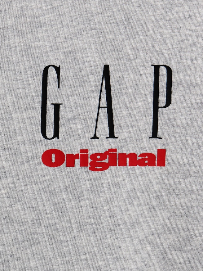 ヴィンテージソフト フレンチテリー リラックスフィット GAPロゴ ジップアップパーカー (キッズ)-4