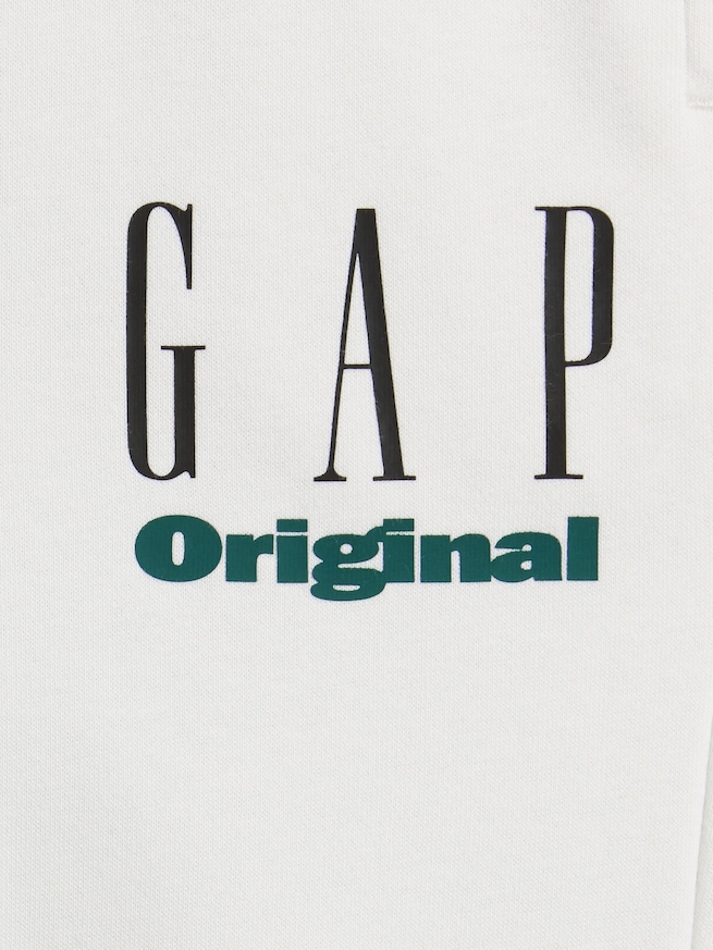ヴィンテージソフト フレンチテリー リラックスフィット GAPロゴ ジョガーパンツ (キッズ)-4