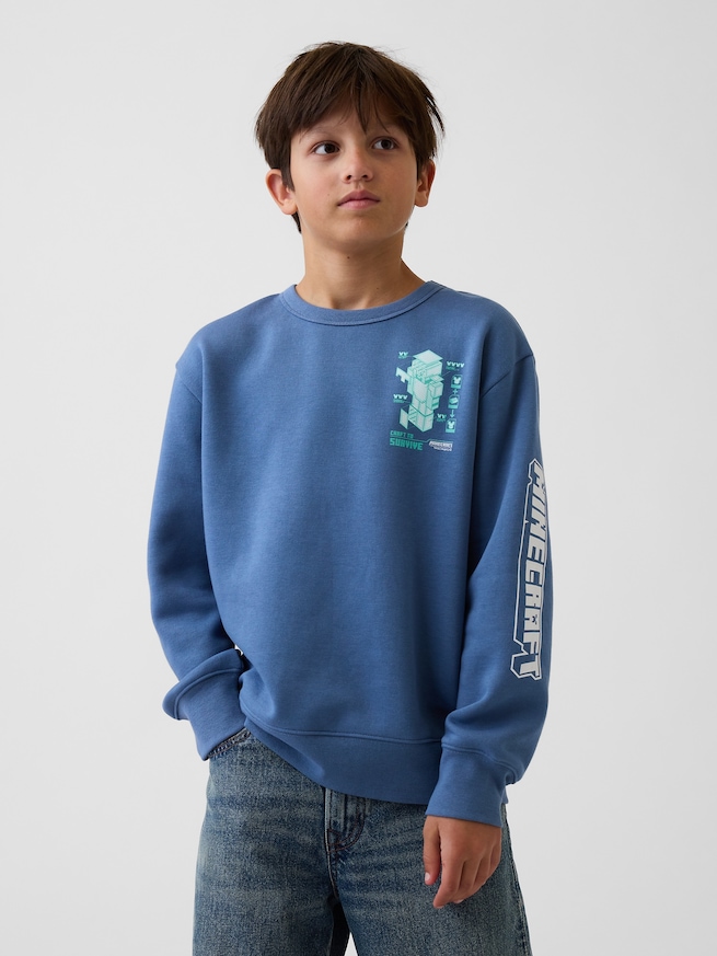 GapKids マインクラフト リラックスフィット スウェットシャツ-0