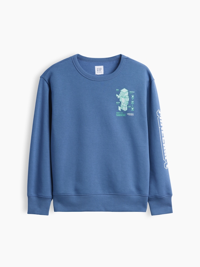 GapKids マインクラフト リラックスフィット スウェットシャツ-1