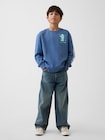 GapKids マインクラフト リラックスフィット スウェットシャツ-3