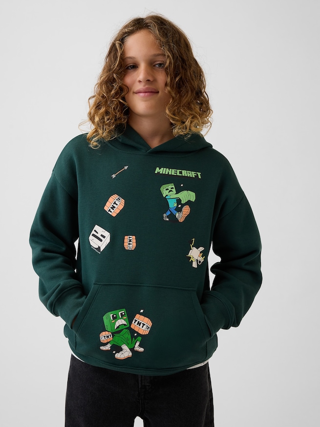 GapKids マインクラフト リラックスフィット パーカー-0