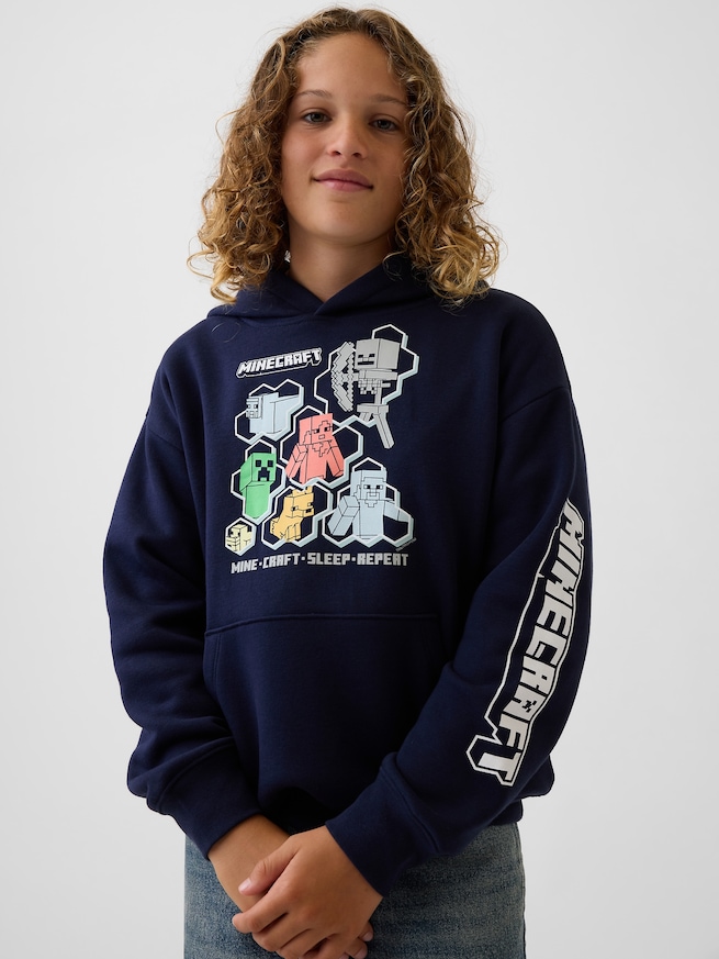 GapKids マインクラフト リラックスフィット パーカー-0