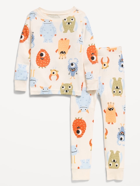 Unisex Snug-Fit Pajama Set for Toddler & Baby