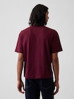 ヘビーウェイト リラックスフィット GAPロゴ クロップドTシャツ-2