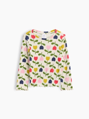 babyGap リブ クルーネックTシャツ