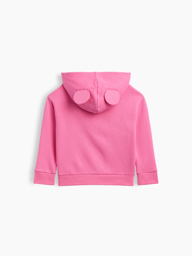 Gap x ディズニー ミニーマウス リラックスフィット グラフィック ジップアップパーカー-1