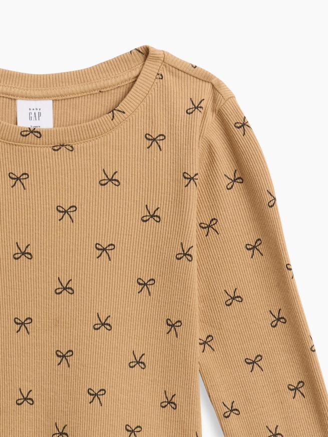 babyGap リブ クルーネックTシャツ-2